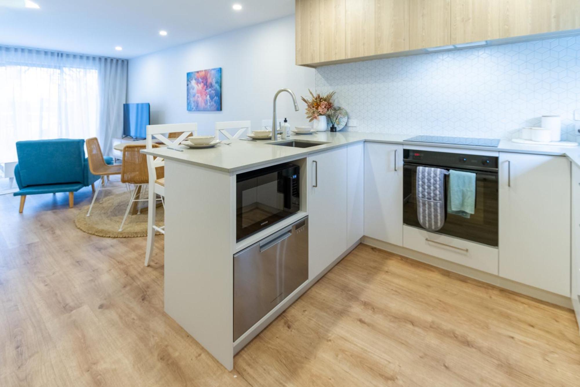 Modern 2 Bed 2 Bath Opposite Hagley Park Appartement Christchurch Buitenkant foto
